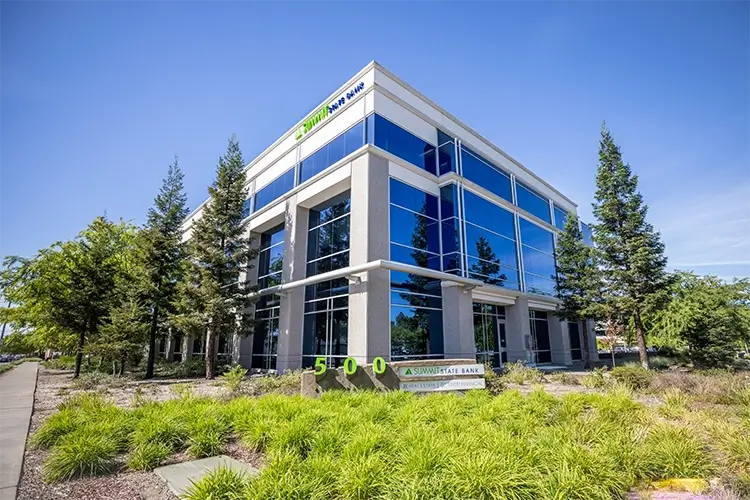 Building of Summit State Bank in Santa Rosa, California