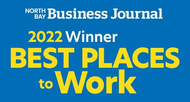 North Bay Business Journal's Best Places to Work in Sonoma County 2019 Winner Graphic