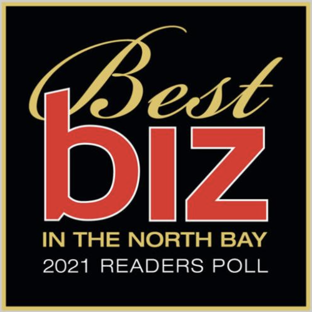 Graphic showing Summit State Bank as a Best Biz in the North Bay winner from the 2019 Readers Poll