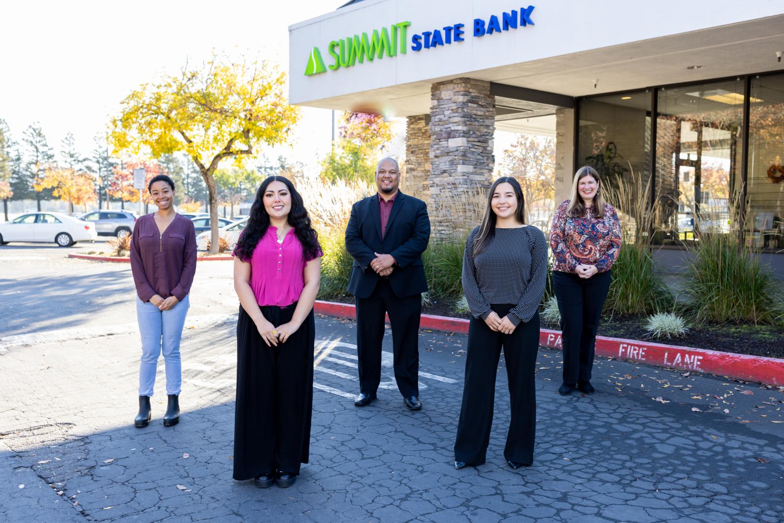 7 of Summit State Bank's Central Services team members.